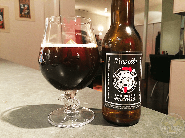 04-Dec-2015: Trapella Especial de Nadal by La Birreria Andorra. Wow, surprised at the amount of flavor in this one! Lots of dark coffee and cocoa bitterness. Good body. Just a bit lacking in aroma. #ottbeerdiary #ottadvent15