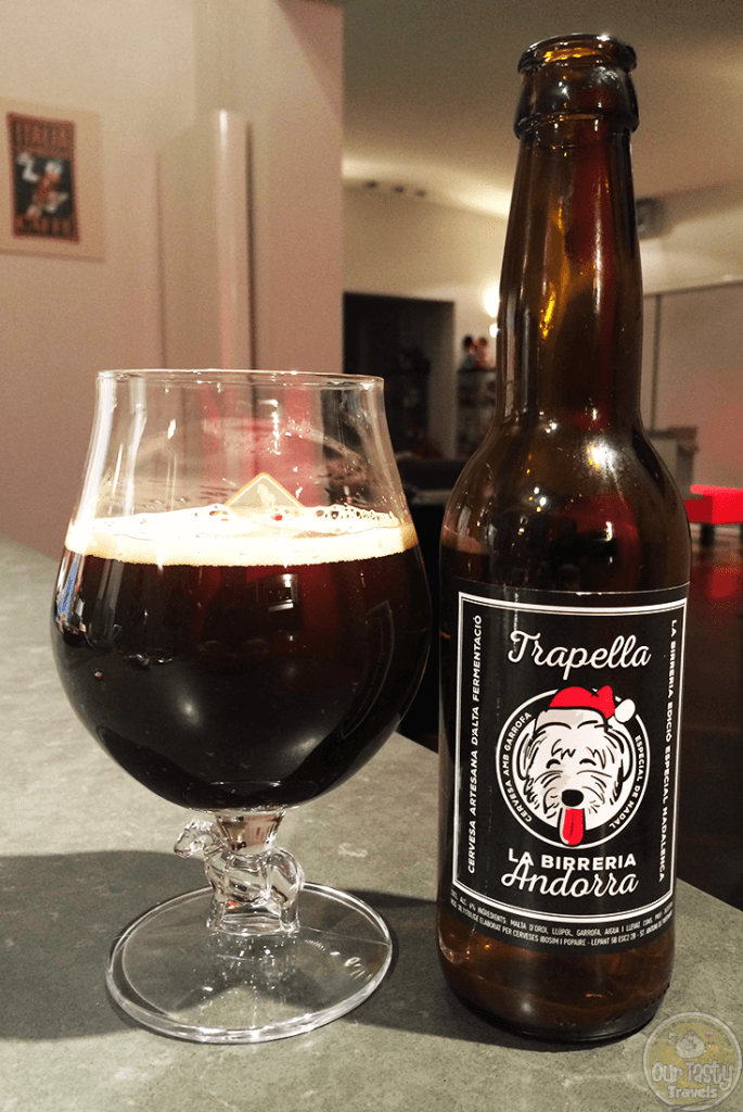 04-Dec-2015: Trapella Especial de Nadal by La Birreria Andorra. Wow, surprised at the amount of flavor in this one! Lots of dark coffee and cocoa bitterness. Good body. Just a bit lacking in aroma. #ottbeerdiary #ottadvent15