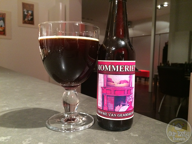 27-Jan-2015 : Vrouwe van Gramsbergh, a Belgian Quad from Brouwerij Mommeriete te Gramsbergen. A decent enough quad, you don't taste the 10% too much. Some decent fruit and even a little caramel flavor. #ottbeerdiary