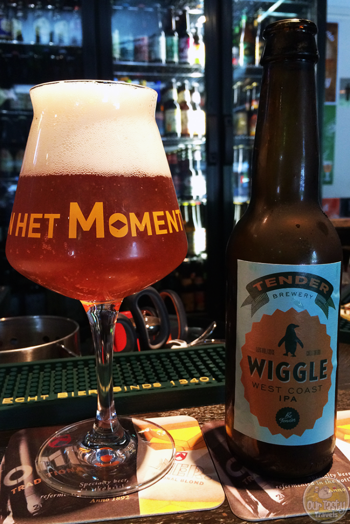 18-Jul-2015 : Wiggle West Coast IPA by Tender Brewery. A nice, citrusy bitterness. Only 5.5% from this new Dutch brewery, brewed at De Molen. #ottbeerdiary