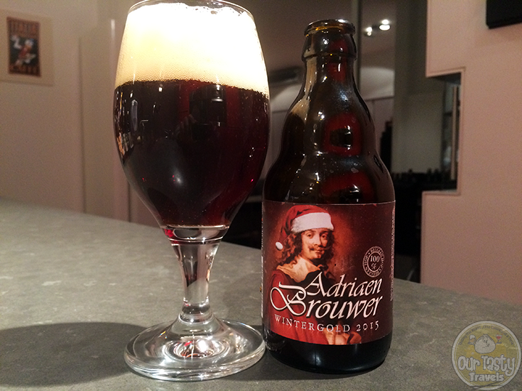 15-Jan-2015 : Adriaen Brouwer Wintergold 2015 by Brouwerij Roman . 10% ABV, and you can taste every percentage point! #ottbeerdiary